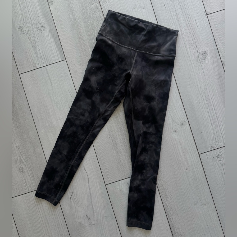 Lululemon Black Tie-Dye Leggings